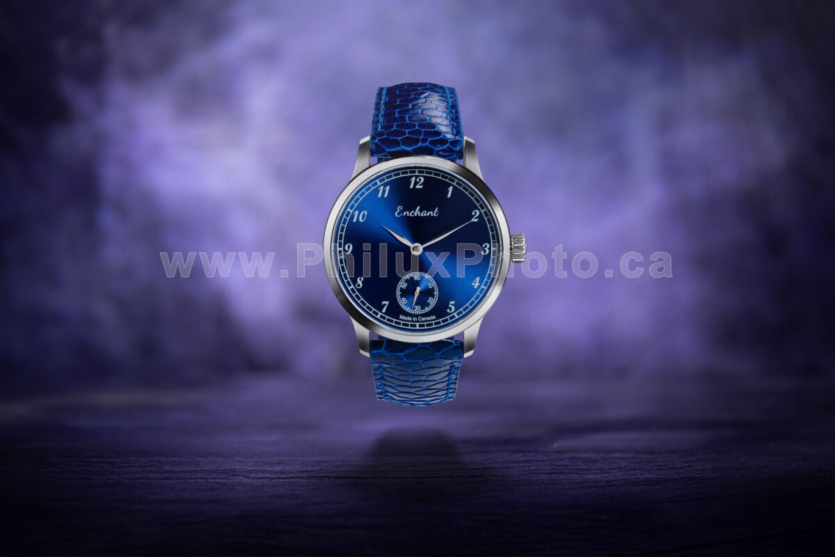 philux photo product photography watch wrist enchant swiss canadian lifestyle luxury time