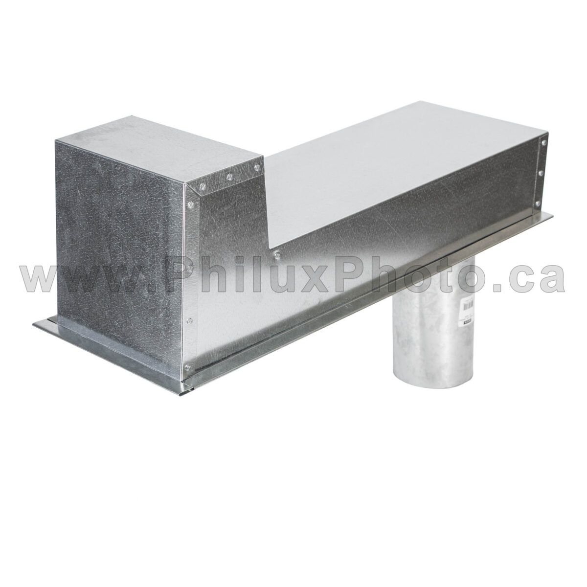 Philux Photo ECCO Industrial HVAC Pipe Tube Vent Adapter Connector Elbow Duct Cap