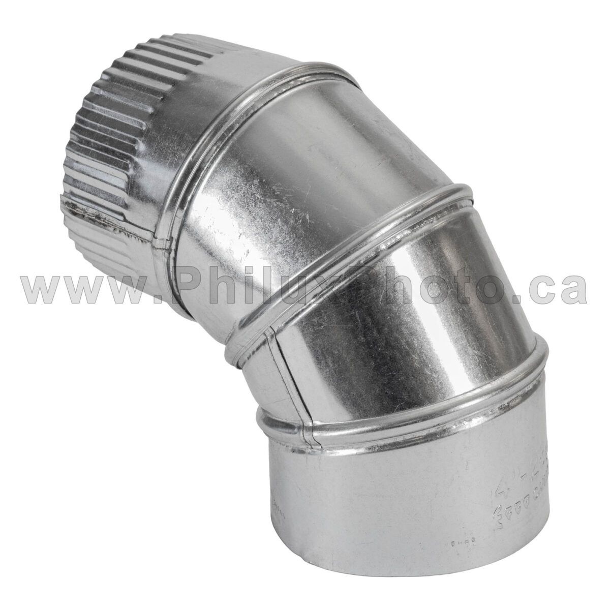 Philux Photo ECCO Industrial HVAC Pipe Tube Vent Adapter Connector Elbow Duct Cap