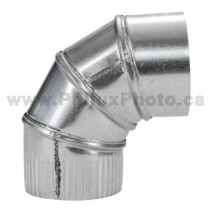 Philux Photo ECCO Industrial HVAC Pipe Tube Vent Adapter Connector Elbow Duct Cap