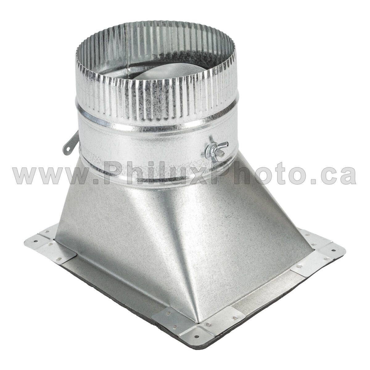 Philux Photo ECCO Industrial HVAC Pipe Tube Vent Adapter Connector Elbow Duct Cap