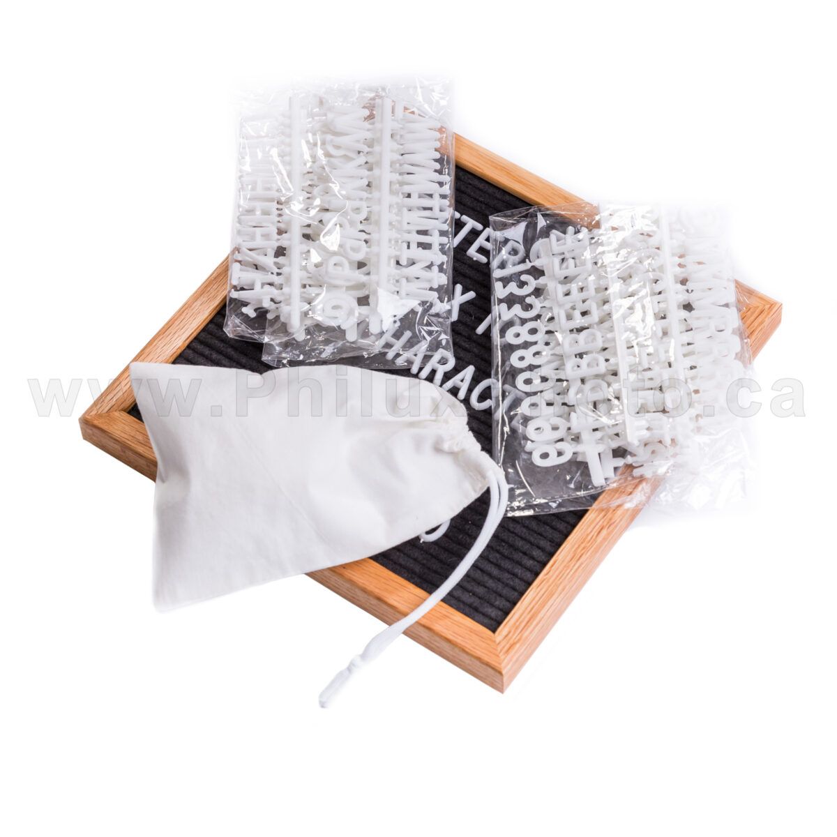 philux photo letter board photography wood plastic white black custom note memo
