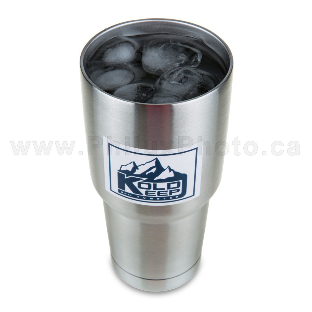 philux photo product photography tumbler water tea coffee heat cold large chai double